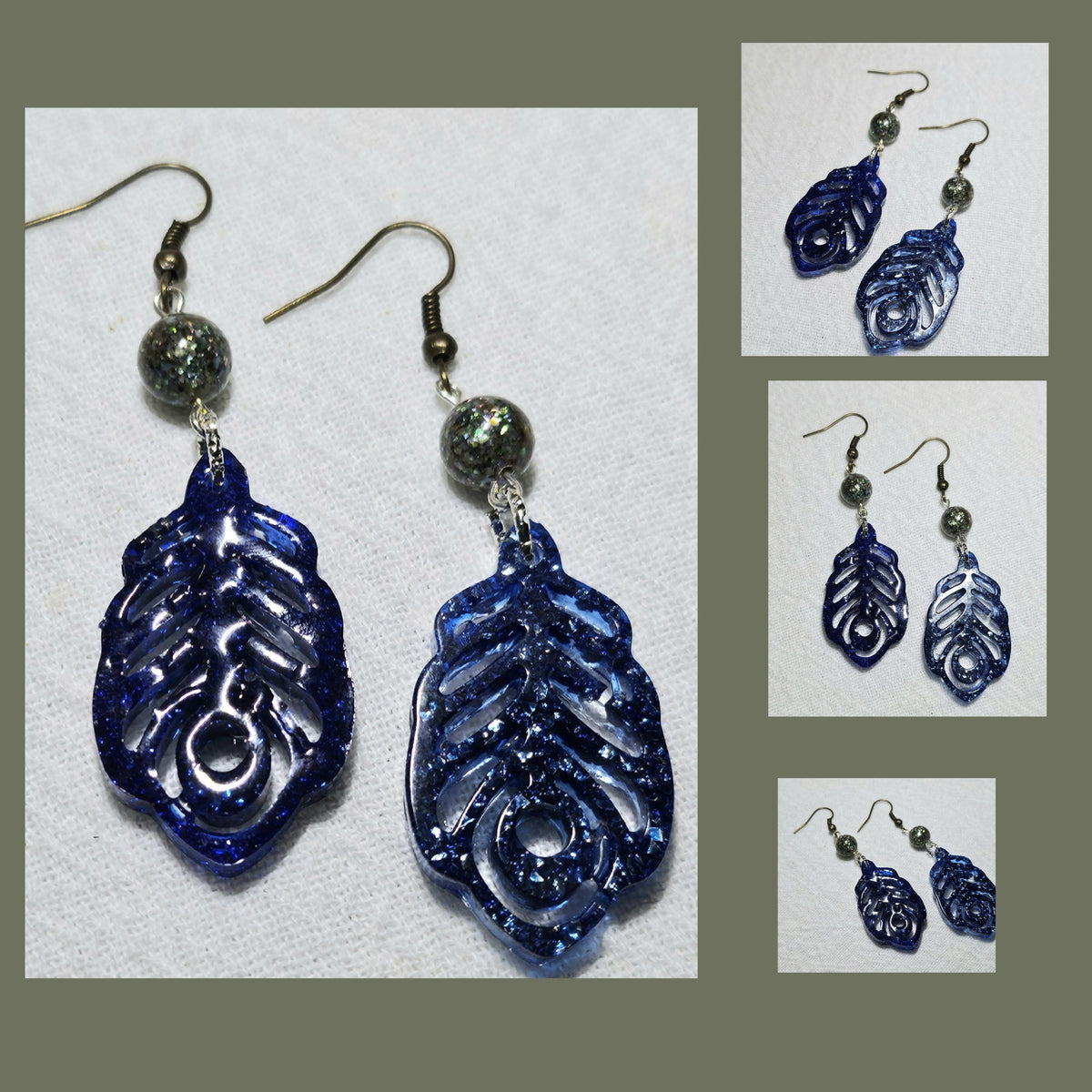 Abalone Shell  Resin Oceanic Earrings on Stainless Steel Hooks for Mood Lifting  Tranquility