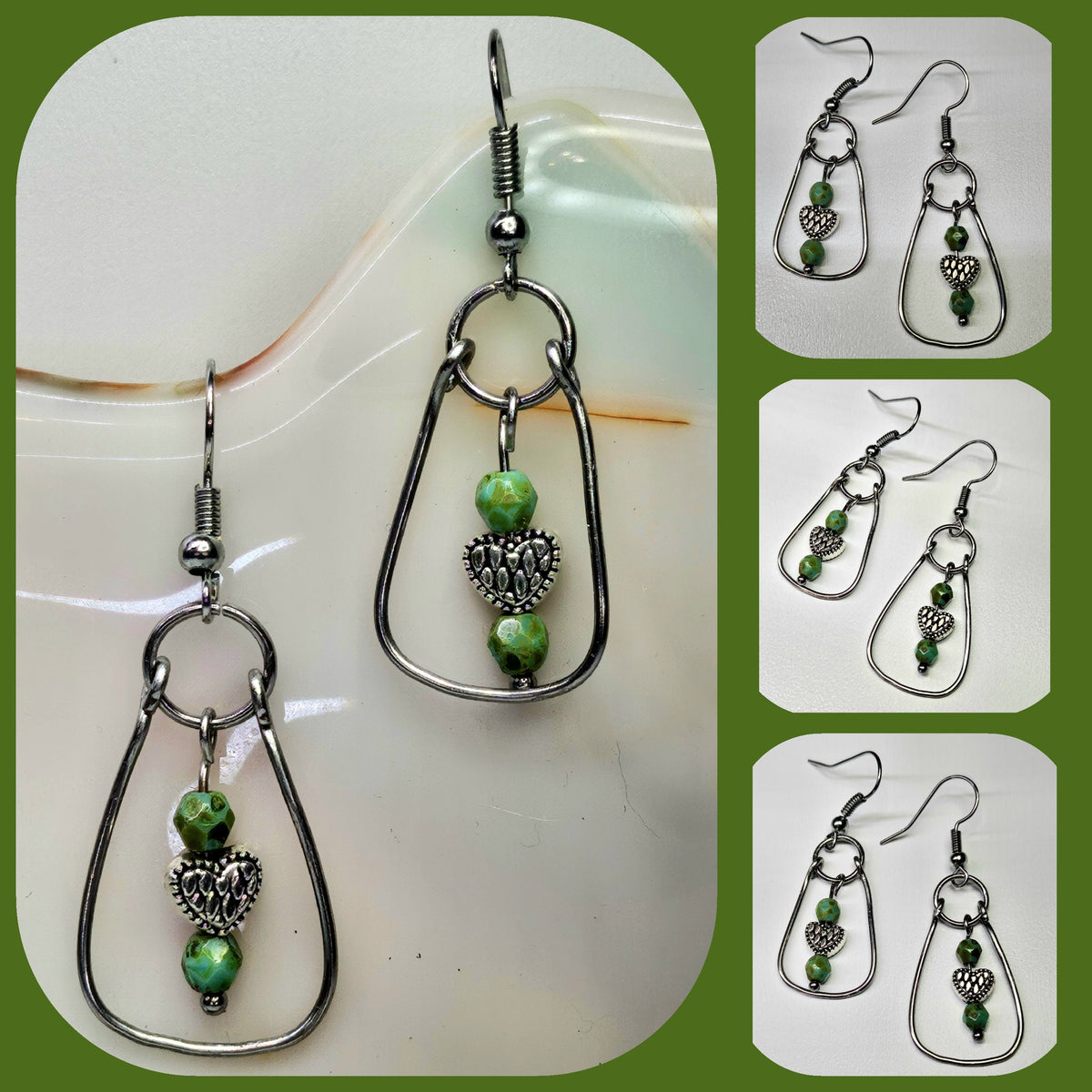 Faceted Czech Glass Earrings with Stainless Steel Hooks  Vibrant Colorful Wire Dangle Jewelry for Any Occasion