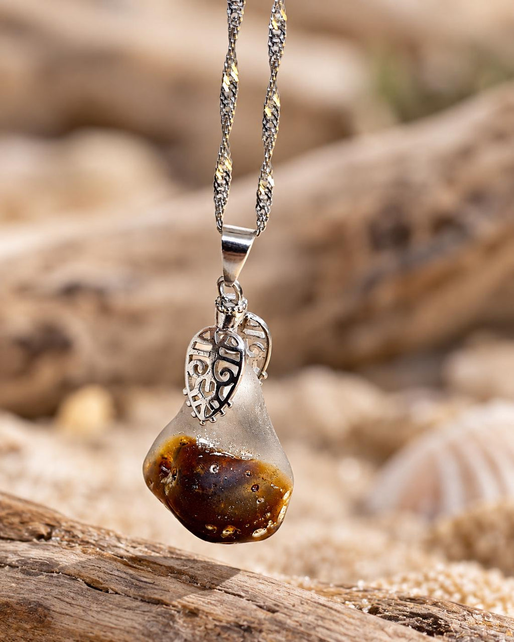Just Me After the Fire Necklace, Bonfire Glass Pendant, Rustic Copper Statement Necklace, One of a Kind Artisan Jewelry
